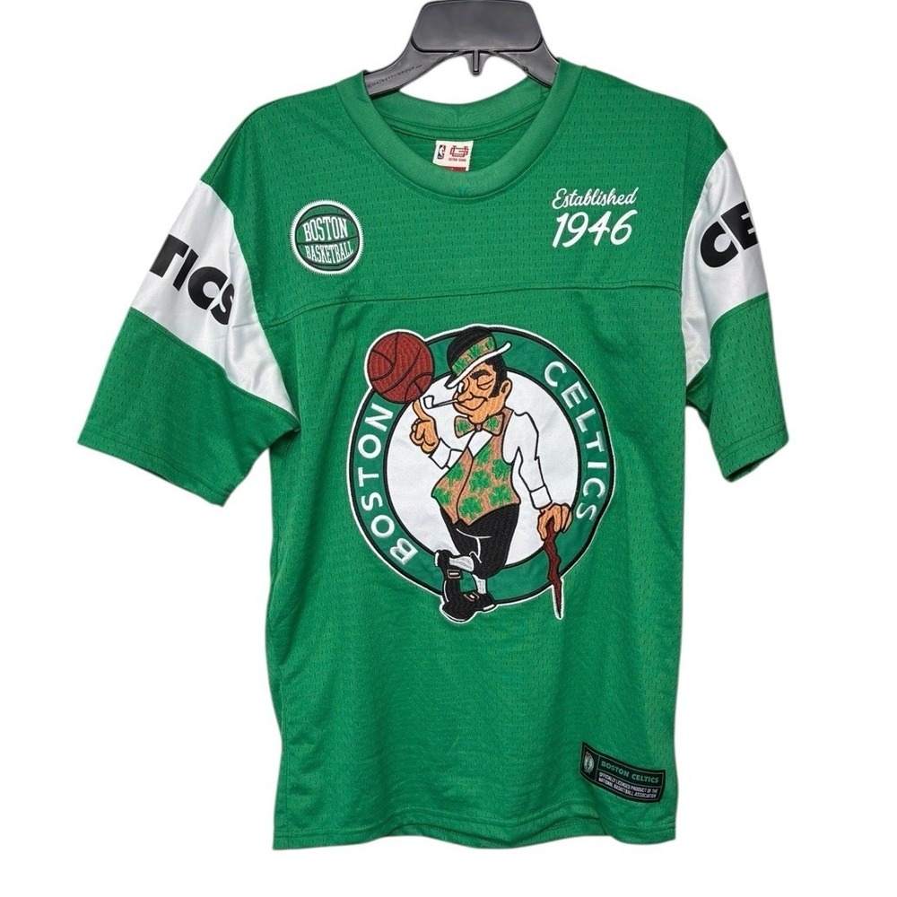 NBA Ultra Game Boston Celtics Embroidered Jersey‎ Green Size XS Leprechaun NEW